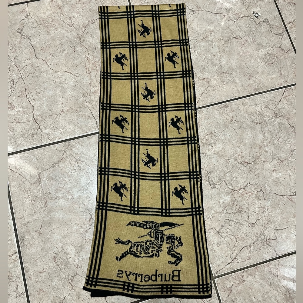 BURBERRY - Prorsum Equestrian Knit Scarf (VINTAGE)